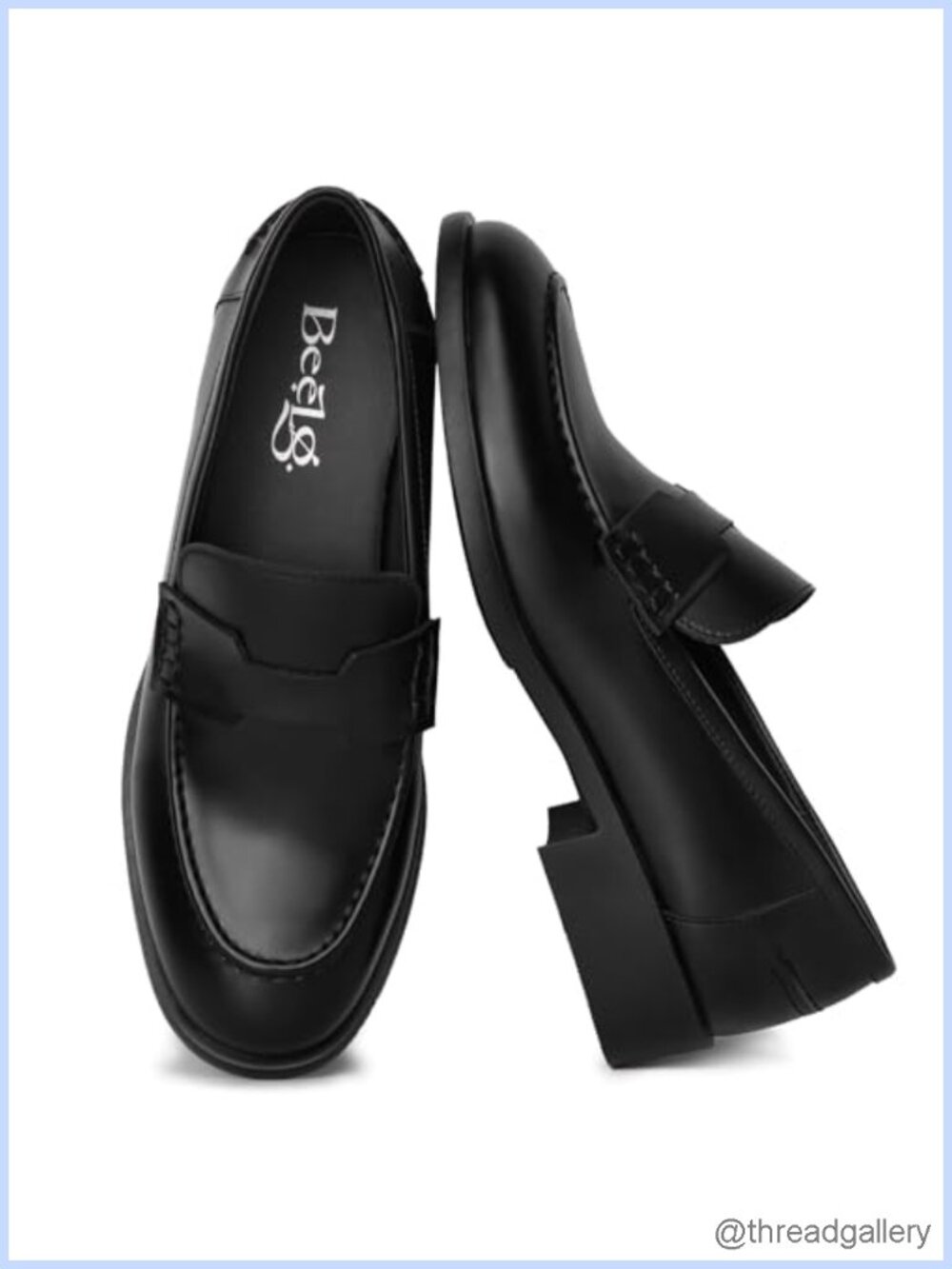 Suede Penny Loafers for Women Vegan Leather Comfort Slip-On Flats